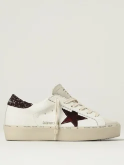 Sneakers Hi-Star Golden Goose in pelle e glitter