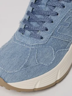Sneakers Hogan in denim di cotone