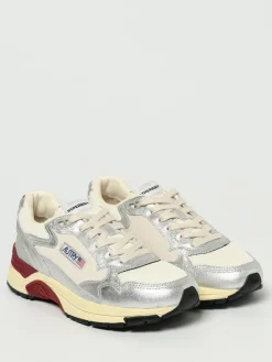 Sneakers Hyperway Autry in pelle laminata e mesh