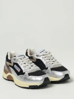 Sneakers Hyperway Autry in pelle laminata e mesh