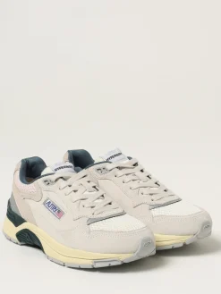 Sneakers Hyperway Autry in camoscio e mesh