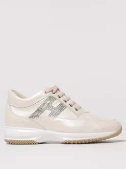 Sneakers Interactive Hogan in pelle con strass