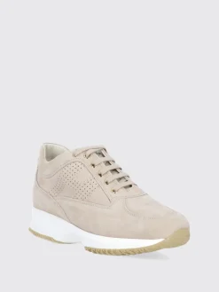 Sneakers Interactive Hogan in camoscio