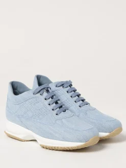 Sneakers Interactive Hogan in denim di cotone