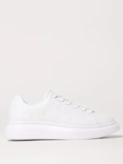 Sneakers Just Cavalli in pelle sintetica con monogram goffrato