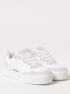 Sneakers Just Cavalli in pelle con monogram goffrato