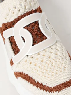 Sneakers Kate Tod's in maglia stretch crochet