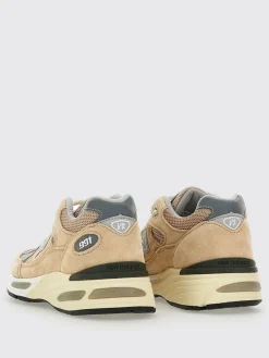 Sneakers Made in UK U991V2 New Balance in camoscio e mesh