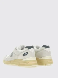 Sneakers Made in UK 991v2 New Balance in camoscio e mesh