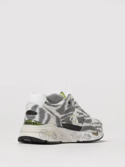 Sneakers Mased Premiata in canvas stampa animalier