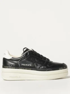 Sneakers Micol Premiata in pelle con occhielli metallici