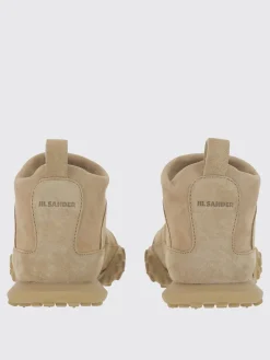 Sneakers Moon Jil Sander in camoscio