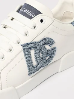 Sneakers Portofino Dolce & Gabbana in pelle e denim
