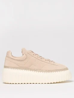 Sneakers Rebel Hogan in camoscio