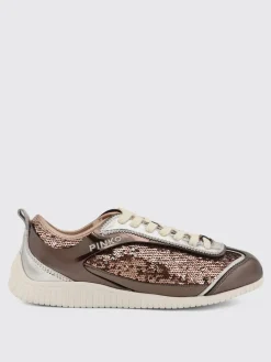 Sneakers Reby 10 Pinko in paillettes e pelle