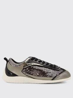 Sneakers Reby 10 Pinko in paillettes e pelle