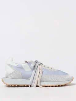 Sneakers Rush Ghoud in pelle e tessuto glitter