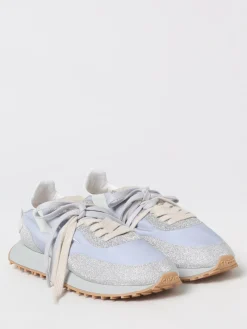 Sneakers Rush Ghoud in pelle e tessuto glitter