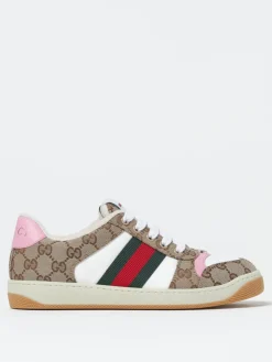 Sneakers Screener Gucci in tessuto GG Supreme e pelle