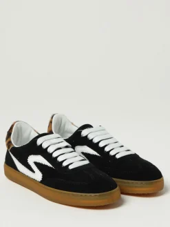 Sneakers Stuart Weitzman in camoscio e cavallino animalier