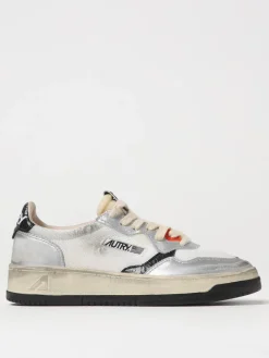 Sneakers Super Vintage Autry in mesh e pelle laminata used