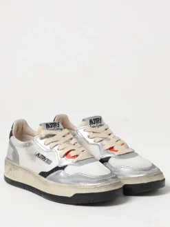 Sneakers Super Vintage Autry in mesh e pelle laminata used