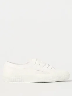 Sneakers Superga in tela con lavorazione pizzo Sangallo