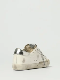 Sneakers Super-Star Golden Goose in pelle used e cavallino zebrato