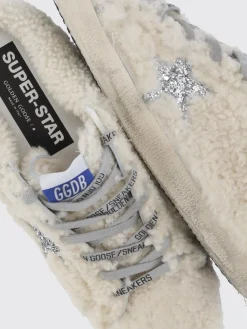 Sneakers Super-Star Sabot Golden Goose in shearling