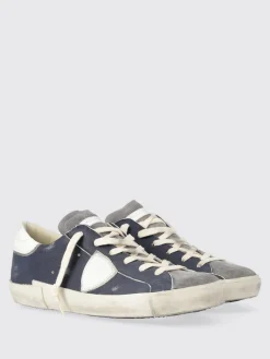 Sneakers Temple Philippe Model in pelle e cavallino animalier