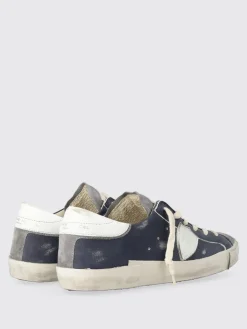 Sneakers Temple Philippe Model in pelle e cavallino animalier