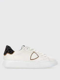 Sneakers Temple Philippe Model in pelle e cavallino animalier