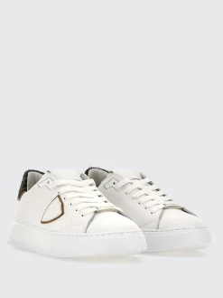 Sneakers Temple Philippe Model in pelle e cavallino animalier