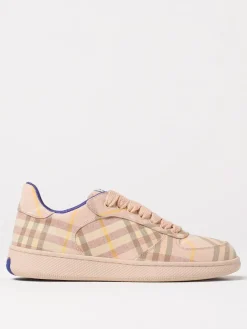 Sneakers Terrace Check Burberry in lino stampato