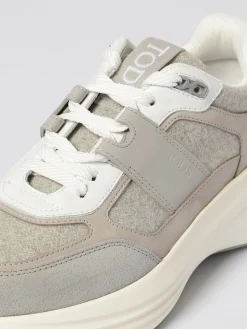 Sneakers Tod's in pelle e feltro di lana