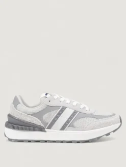 Sneakers Tommy Hilfiger in pelle e mesh