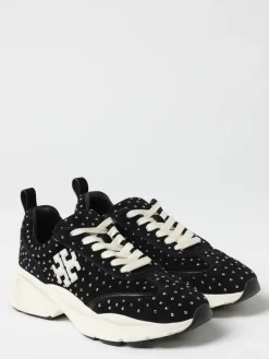 Sneakers Tory Burch in nabuk con borchie all over