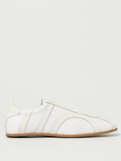 Sneakers Toteme in twill di cotone e pelle