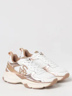 Sneakers Trainer Stuart Weitzman in pelle e mesh