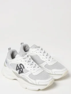 Sneakers Trainer Stuart Weitzman in pelle e mesh