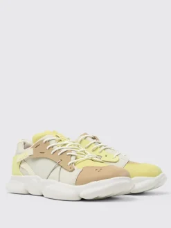 Sneakers Twins Camper in pelle e tessuto riciclato