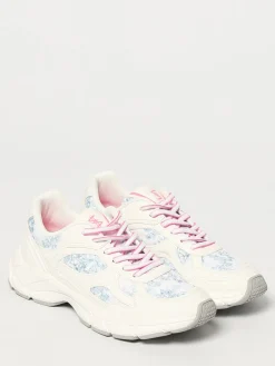 Sneakers Twinset Actitude in pelle sintetica e mesh stampato