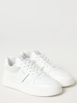 Sneakers Twinset in pelle con Oval T goffrato