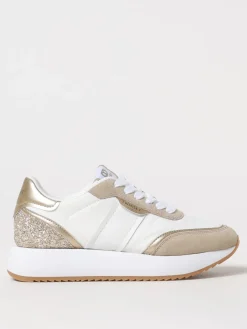 Sneakers Twinset in pelle sintetica e glitter