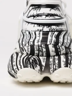 Sneakers Unicorn Wave Balmain in pelle e gomma con stampa lettera d'amore