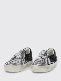 Sneakers VCE Golden Goose in camoscio used con strass