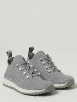 Sneakers Veles Jimmy Choo in maglia di cashmere