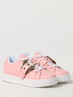 Sneakers Versace Jeans Couture in pelle con fibbia Baroque