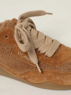 Sneakers Vic Matié in camoscio e shearling