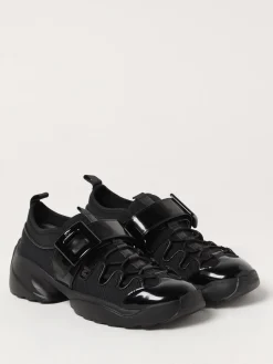 Sneakers Viv' On The Run Trekky Roger Vivier in mesh e pelle spazzolata